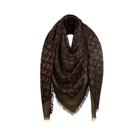 louis vuitton monogram scarf wool silk|Louis Vuitton scarf cost.